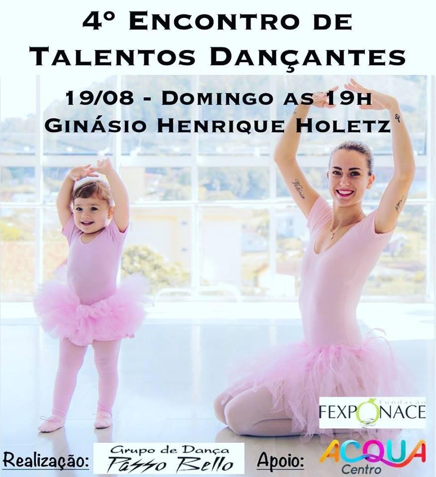4ª Encontro de Talentos Dançantes será realizado neste domingo em Ituporanga