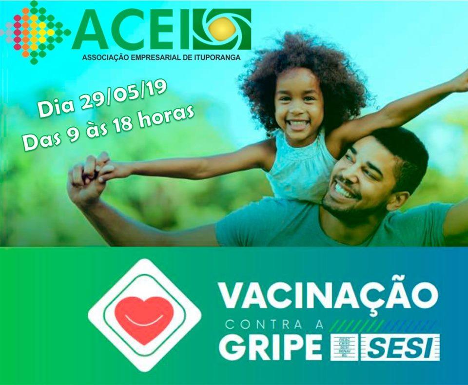ACEI promove Campanha de Vacinação contra a gripe na próxima semana em Ituporanga
