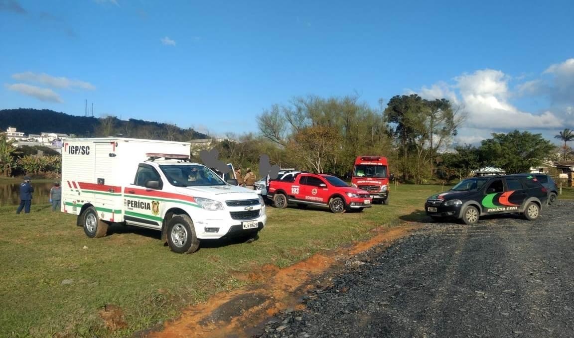 Bombeiros localizam corpo de homem no Rio Itajaí do Sul, em Ituporanga