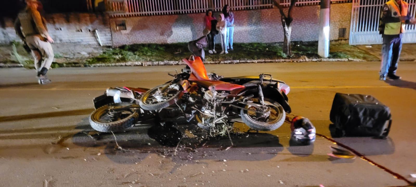 Colisão entre motocicletas deixa motociclista gravemente ferido em Ituporanga