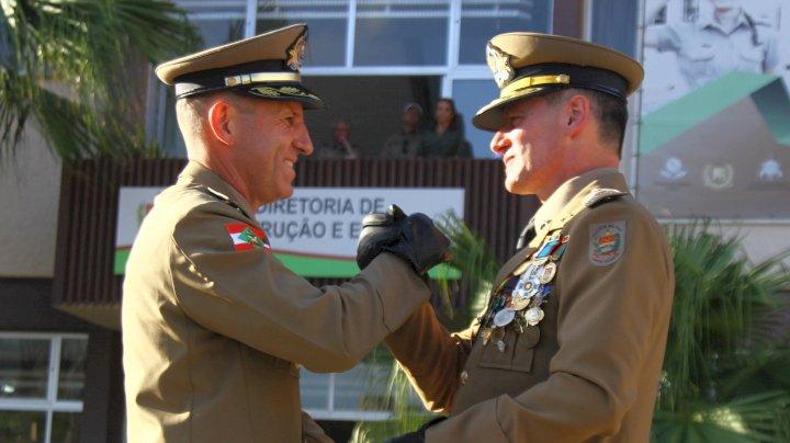 Coronel Marcelo Pontes assume o comando-geral da Polícia Militar de Santa Catarina