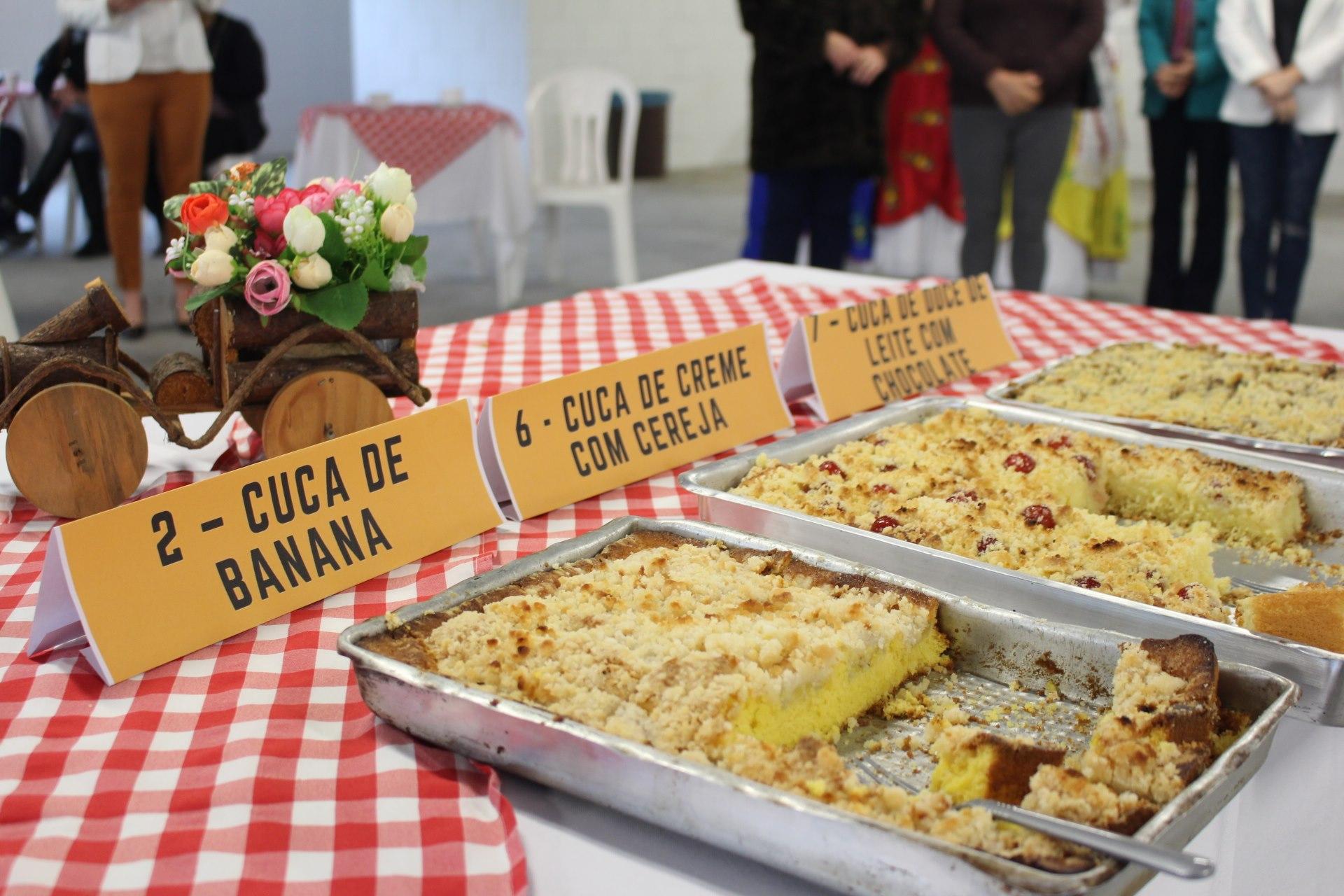 Cuca de Creme de Cereja foi a vencedora do Concurso de Cucas de Vidal Ramos