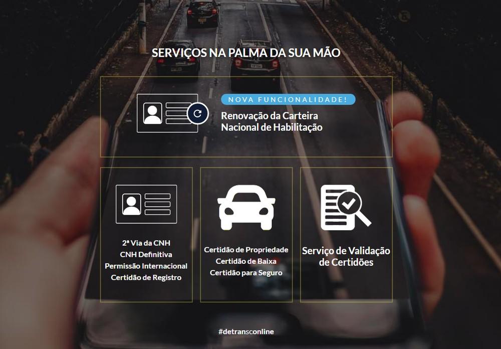 Detran de SC disponibiliza pedido de renovação de CNH pela internet