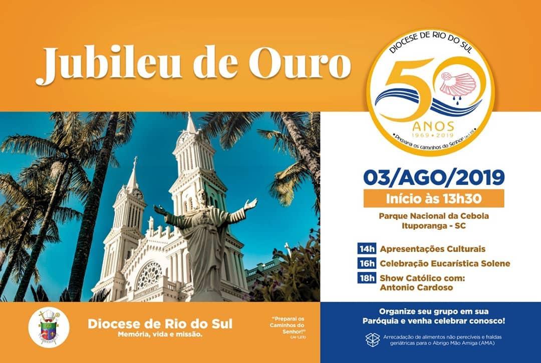 Diocese de Rio do Sul celebra 50 anos com evento especial em Ituporanga