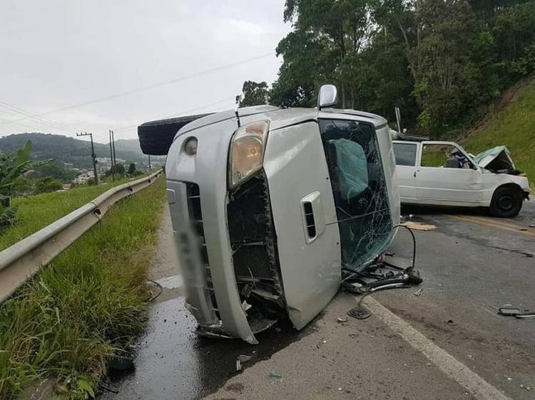Dois motoristas morrem em colisão na BR-470 em Rio do Sul 
