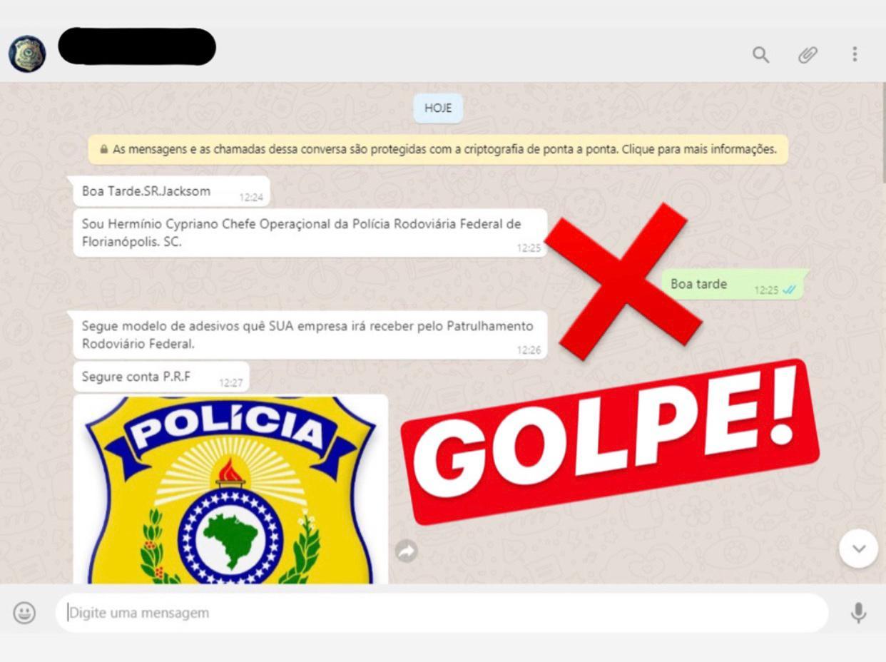Golpe: Polícia Rodoviária Federal não vende adesivo e não pede dinheiro