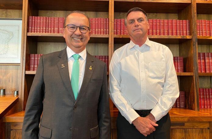 Governador eleito Jorginho Mello se reúne com Bolsonaro em Brasília