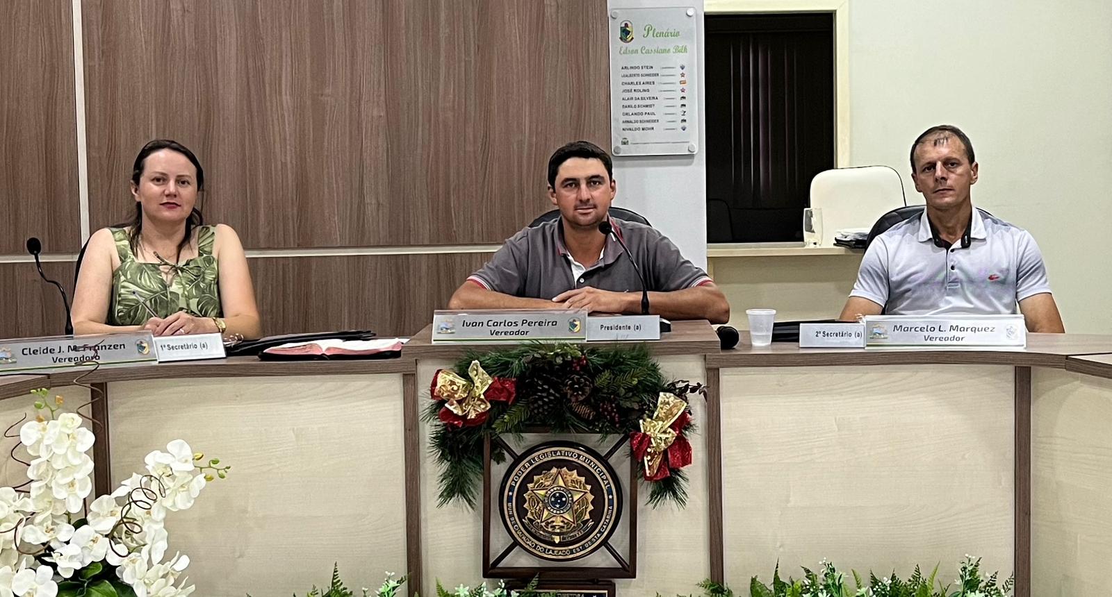 Ivan Pereira é o novo presidente da Câmara de Vereadores de Chapadão do Lageado