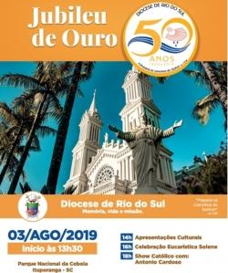 Jubileu de Ouro na Diocese de Rio do Sul é comemorado nesse sábado