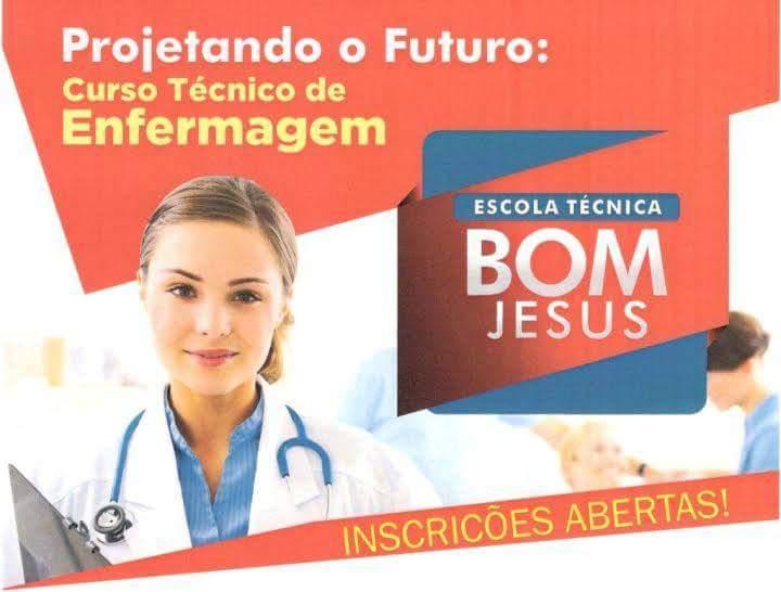 Abertas inscrições para nova turma de Técnico em Enfermagem da Escola Técnica Bom Jesus