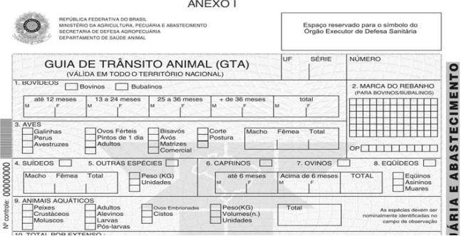 Guia de Transito Animal pode ser solicitado de forma simples pela internet