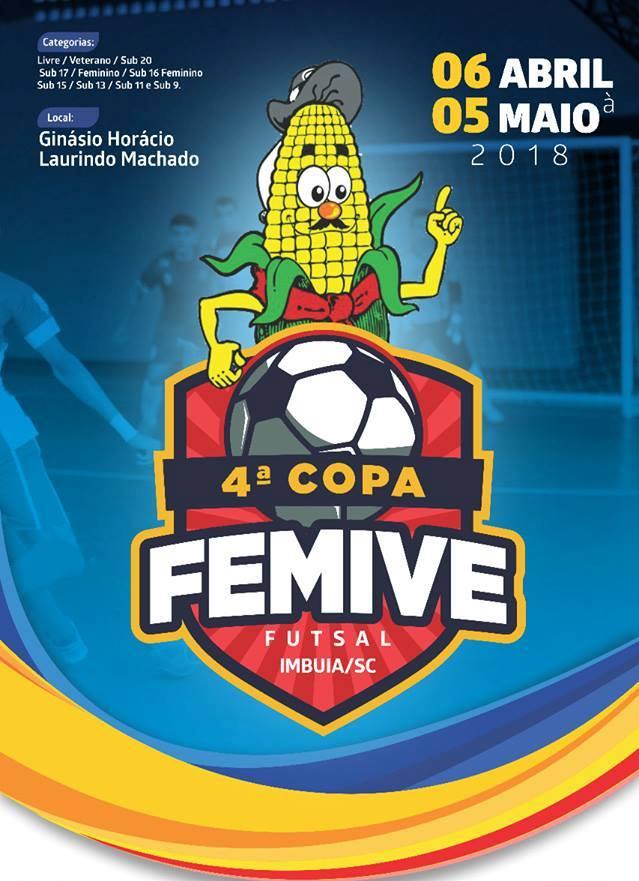 Imbuia se prepara para mais uma edição da Copa Femive de Futsal