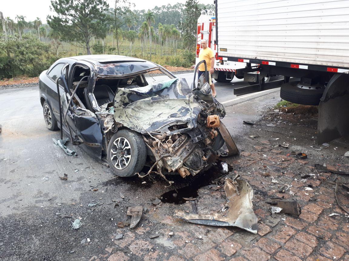 Motorista morre após acidente na BR-470 em Pouso Redondo