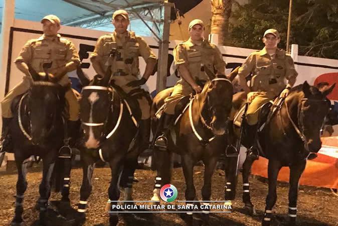 Polícia Militar atua na Festa Nacional da Cebola em Ituporanga 