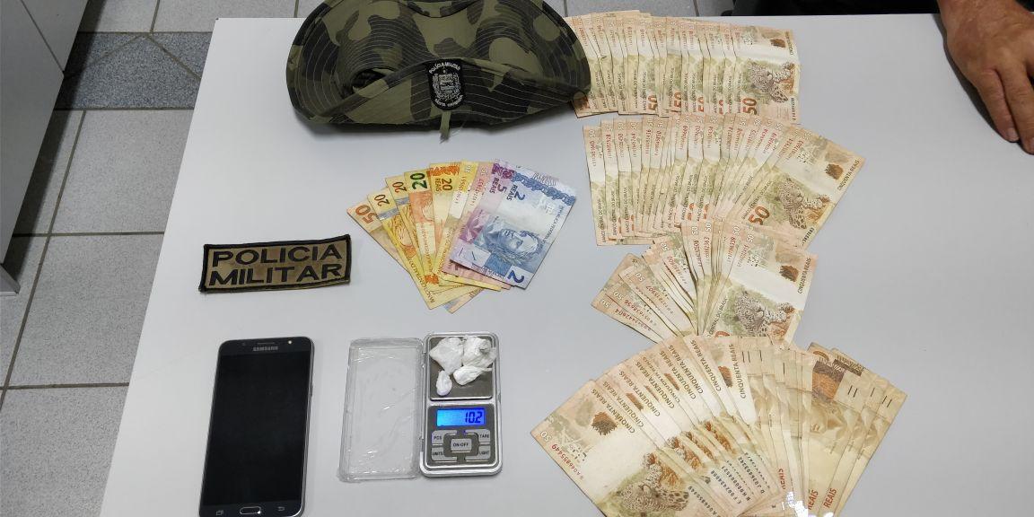Polícia Militar prende mais um traficante no Centro de Rio do Sul e apreende cocaína	