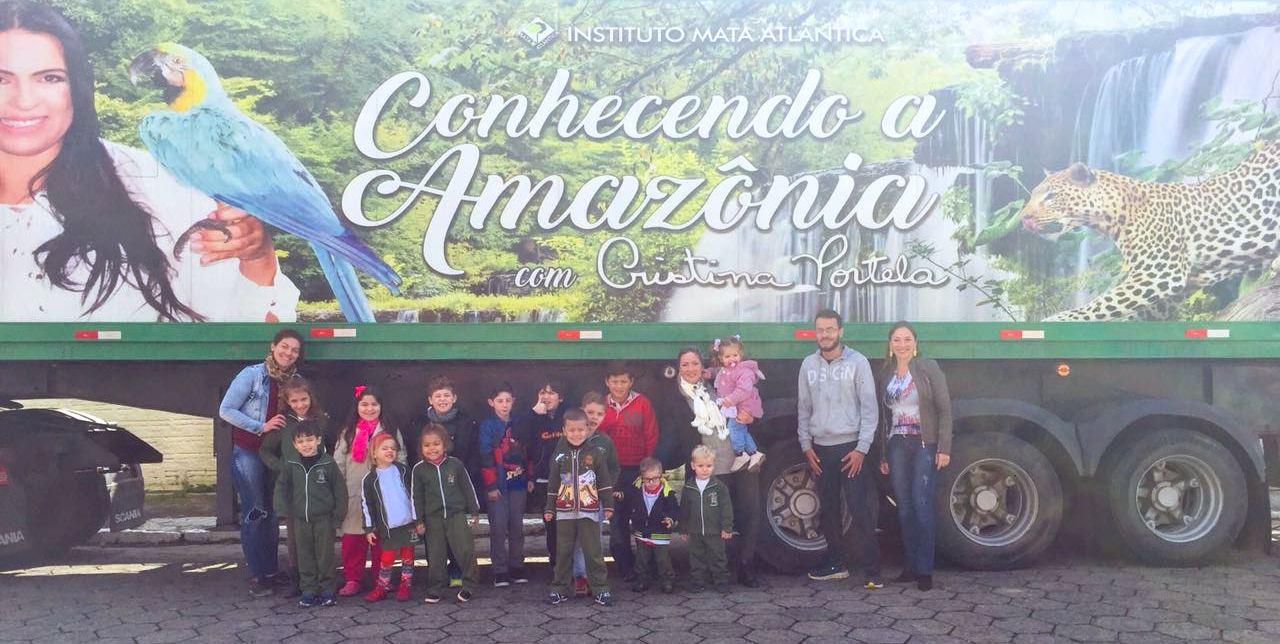 Projeto ‘Conhecendo a Amazônia’ é atração em Centro Educacional em Ituporanga; FOTOS