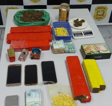Polícia Civil desarticula quadrilha de tráfico de drogas no Alto Vale