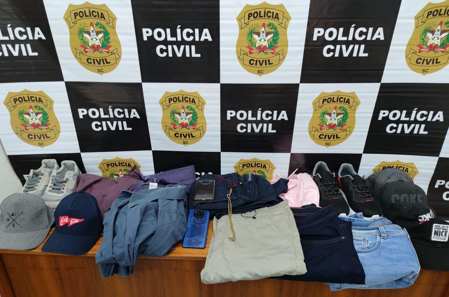 Polícia Civil recupera cerca de R$ 5 mil em produtos furtados em Ituporanga