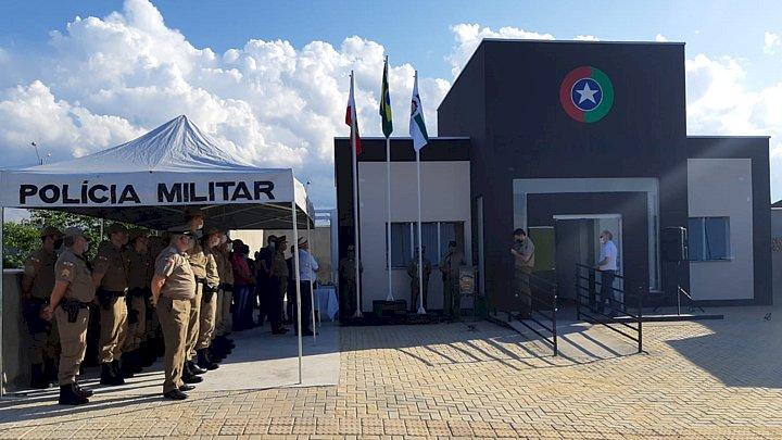 Polícia Militar inaugura quartel de Pouso Redondo e autoriza construção da unidade de Alfredo Wagner