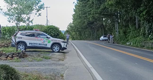 Policial Militar Rodoviário é atropelado na SC-350 em Taió