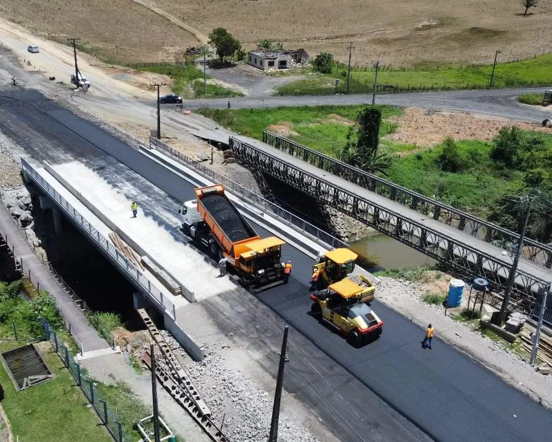 Ponte na BR-470 em Pouso Redondo será liberada para passagem neste sábado (26)