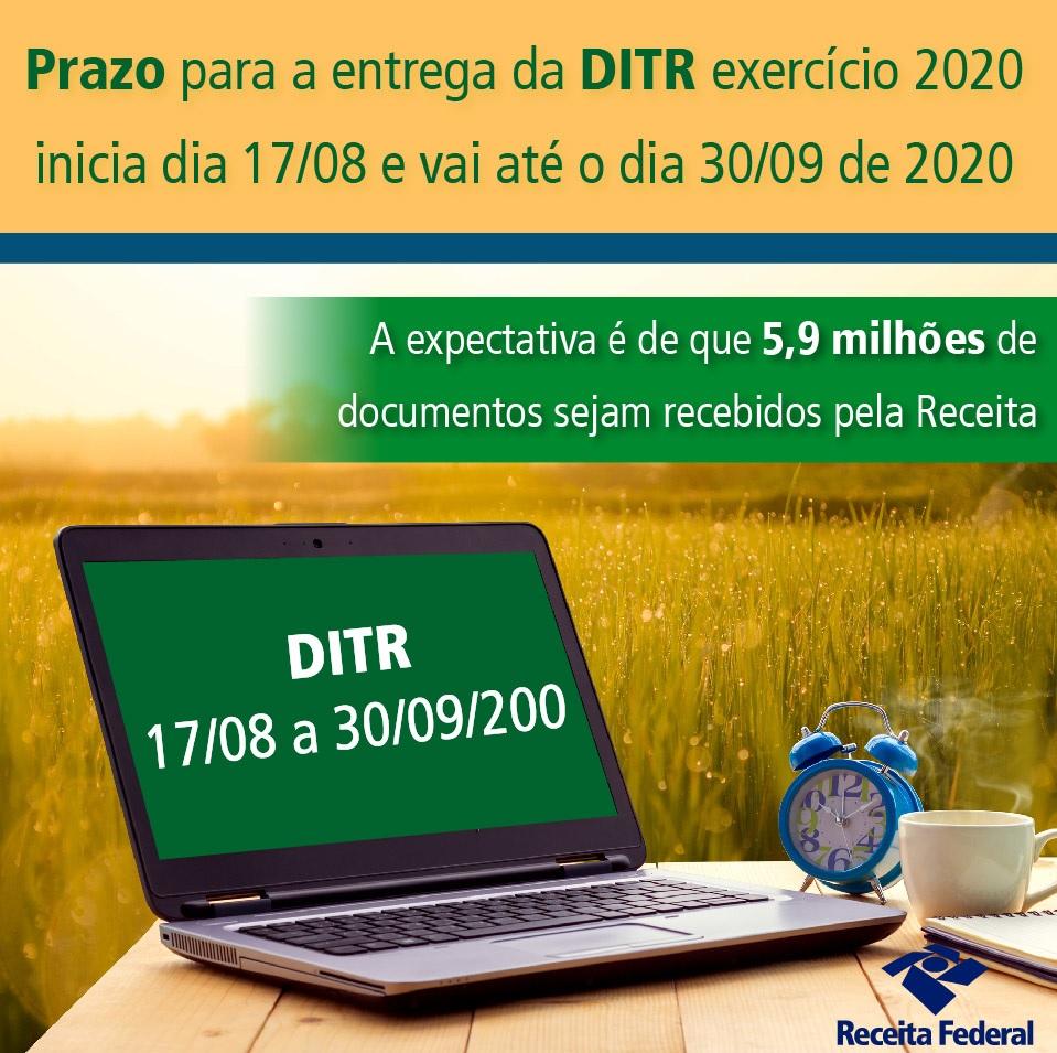 Prazo para entrega da DITR-2022 encerra nesta sexta (30)