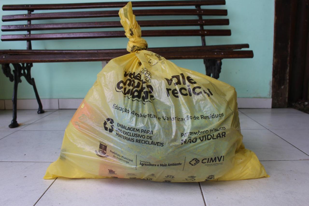 Sacolas amarelas para lixo reciclável em Ituporanga serão melhoradas