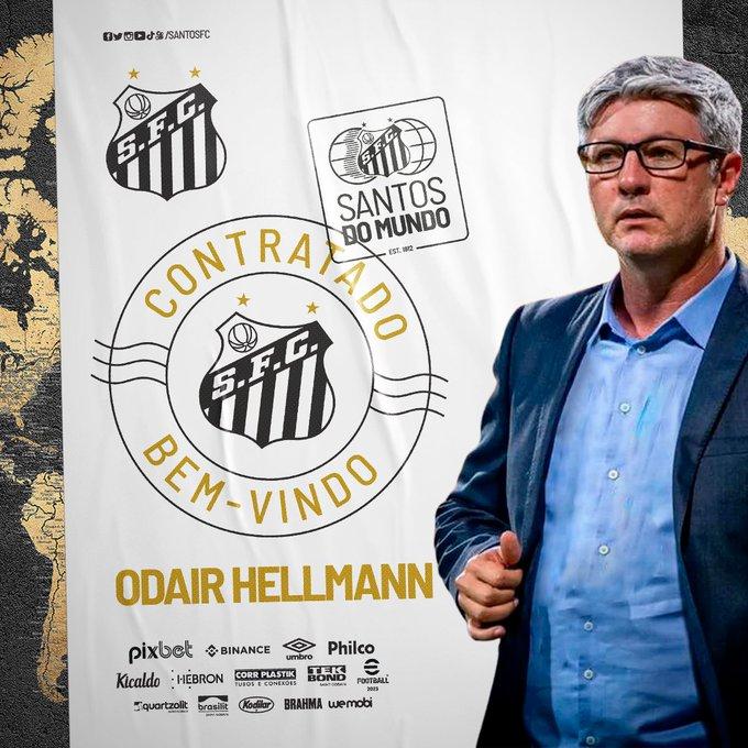 Santos anuncia a contratação do saletense Odair Hellmann
