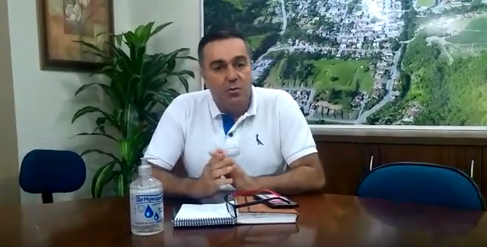 Vídeo: Prefeito de Vidal Ramos confirma caso de coronavírus no município