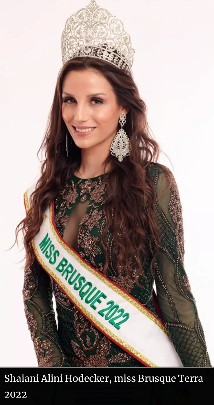 Miss Brusque 2022 - Foto: Miss Santa Catarina Oficial