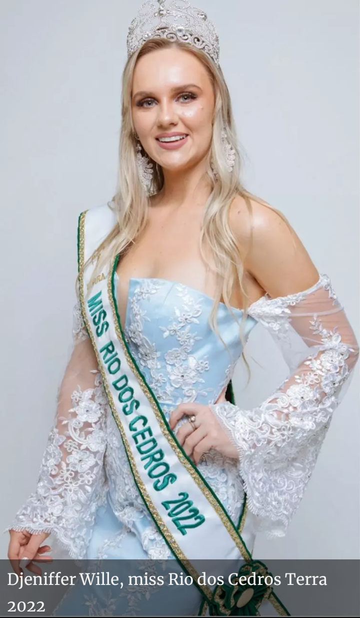 Miss Rio dos Cedros 2022 - Foto: Miss Santa Catarina Oficial 
