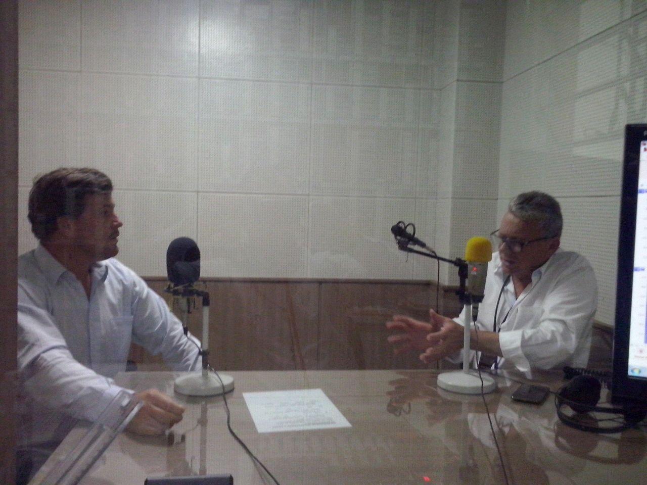 Diogo Gastaldi em entrevista ao repórter João Sérgio 