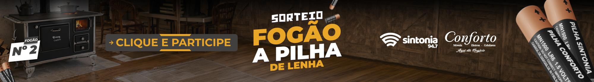 PROMO FOGÃO A PILHA