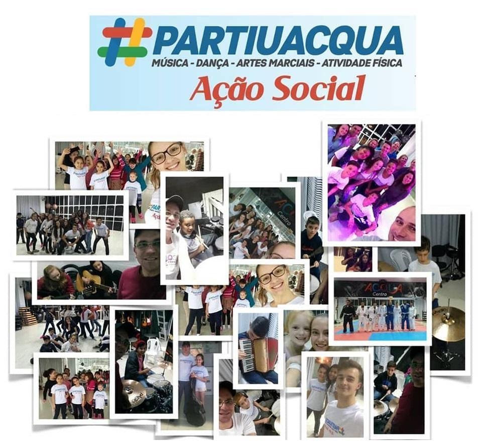 #PartiuAcqua Ação Social da Acqua Centro disponibiliza bolsas de estudos para crianças carentes em Ituporanga