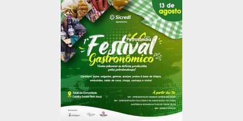 1º Festival Gastronômico será destaque na programação de 60 anos de Petrolândia