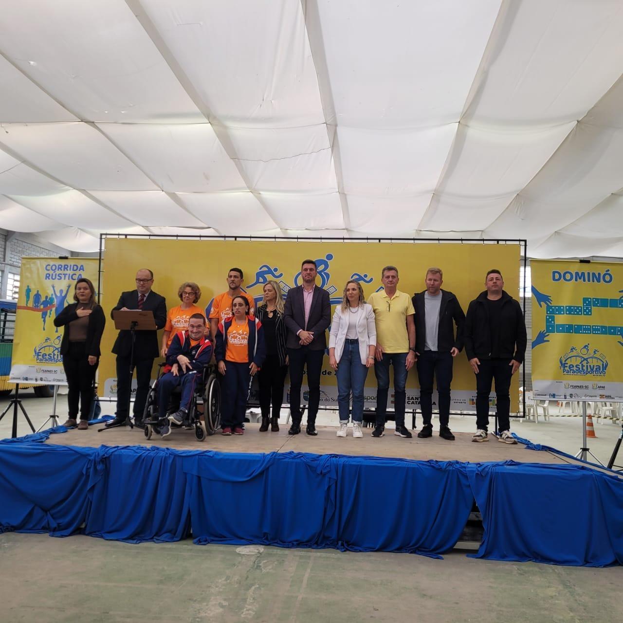 1º Festival Paradesportivo das APAES de SC acontece neste sábado em Rio do Sul