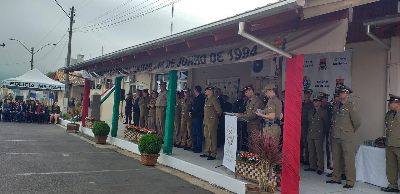 13º Batalhão da Policia Militar comemora Jubileu de Prata