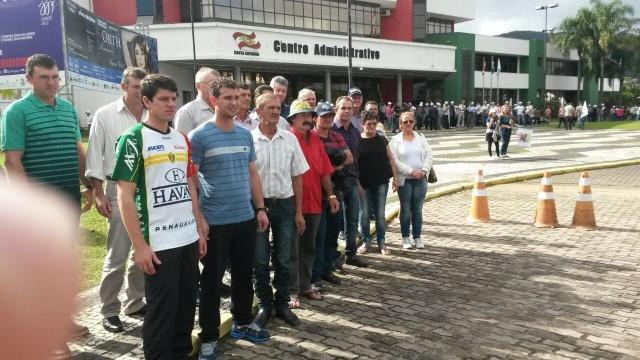Agricultores da Região da Cebola participam em Florianópolis da Mobilização do Grito da Terra Brasil etapa de SC