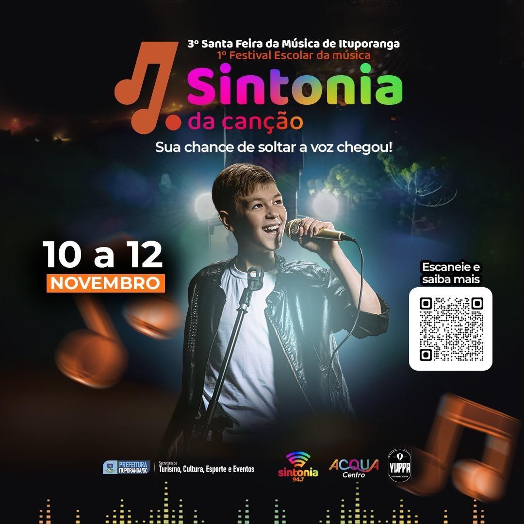 3ª Santa Feira da Música vai agitar Ituporanga no próximo fim de semana 