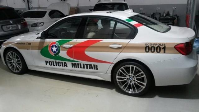 BMW da PM de Santa Catarina viraliza na rede