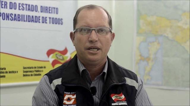 Diretor da Defesa Civil Santa Catarina fala sobre situação das chuvas no Estado
