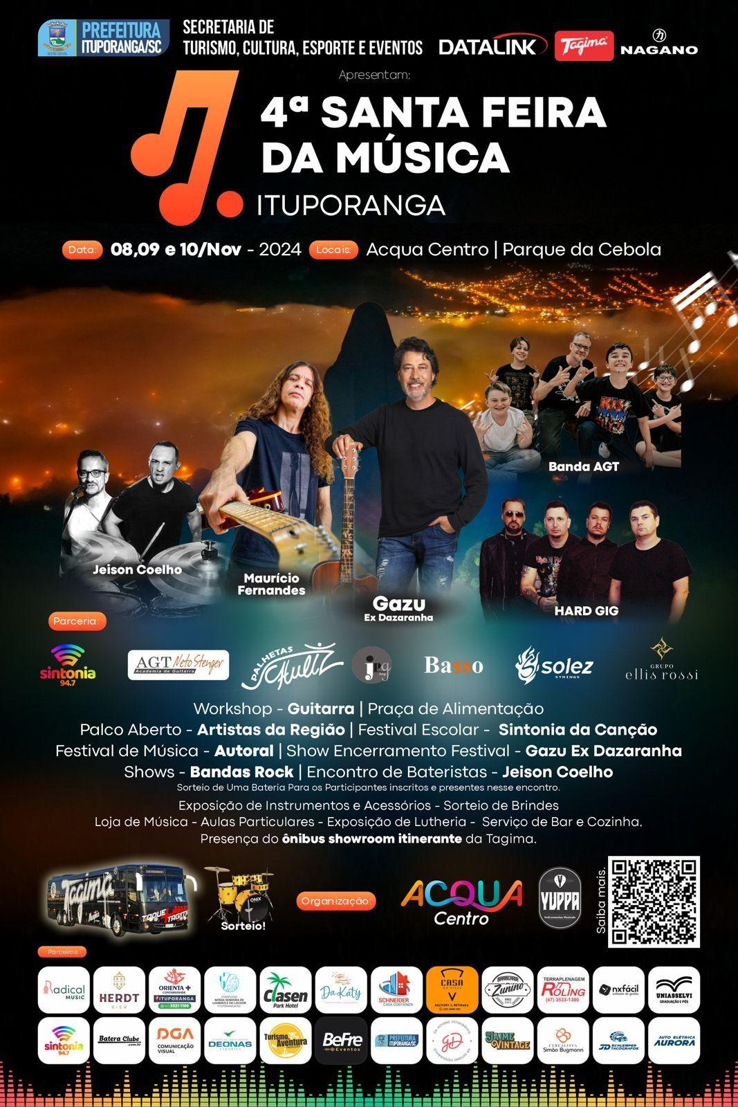 4ª Santa Feira da Música: programação gratuita e diversificada para toda a família