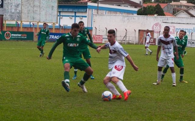 Equipe Juvenil do Atlético de Ibrirama enfrentou a Chapecoense no Estádio da Baixada nesta sexta