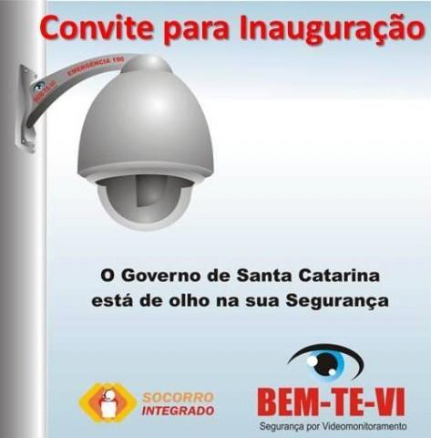 Câmeras de Videomonitoramento serão oficialmente inauguradas nesta quarta-feira em Ituporanga