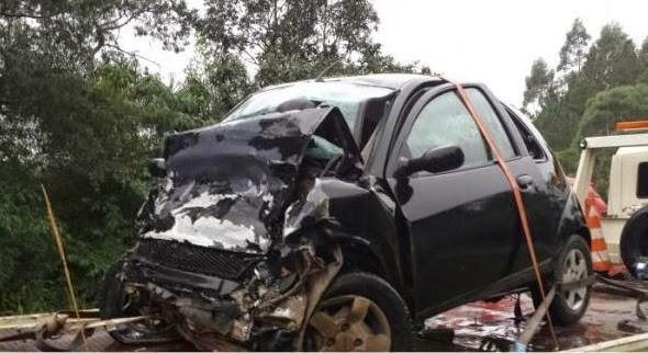 Motorista morre após colidir com carreta na Serra da Santa, em Pouso Redondo 