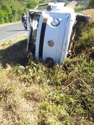 Acidente na SC 350 em Alfredo Wagner 