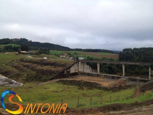 Apesar das fortes chuvas, situação da Barragem Sul em Ituporanga é tranqüila