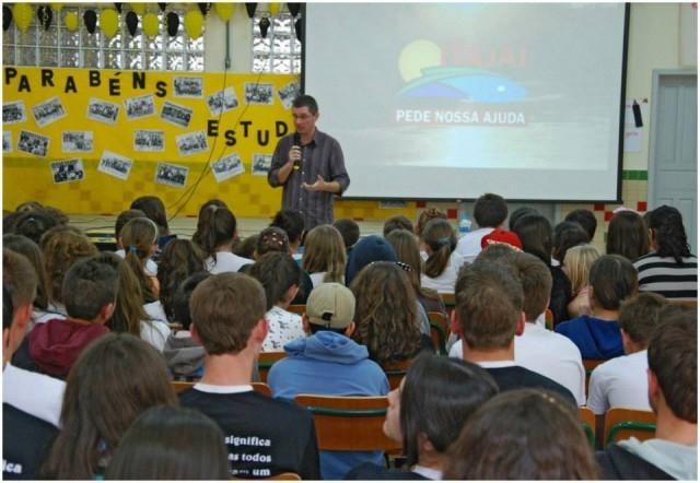 Usina Salto Pilão segue com a Campanha o Rio Itajaí pede nossa ajuda