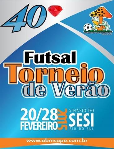 ABM Sapo - Definida data e local do 40º Torneio de Verão de Rio do Sul