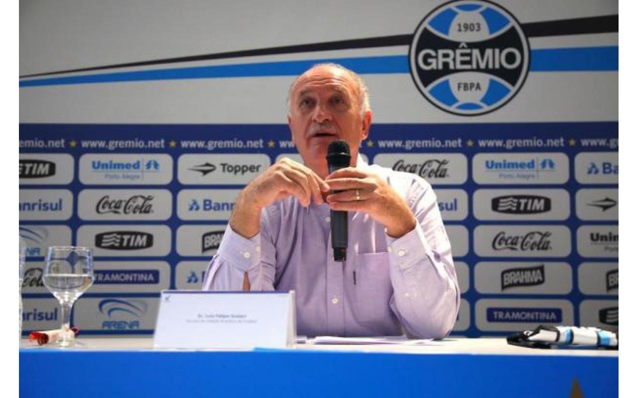 Grêmio oficializa contratação e Felipão será apresentado nesta quarta